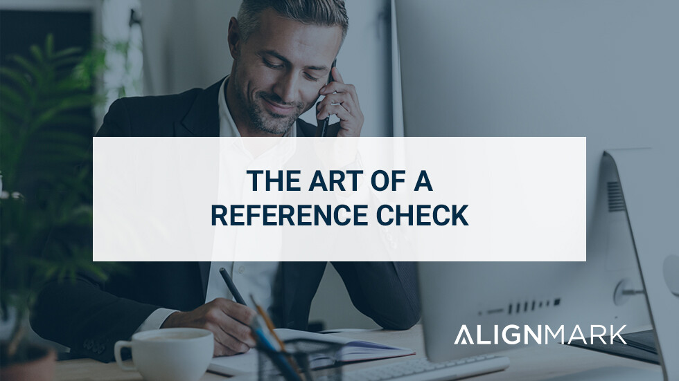 the art of a reference check